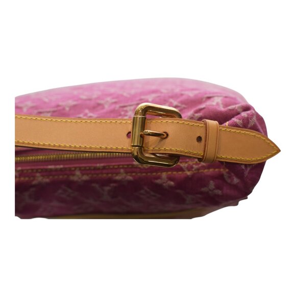LOUIS VUITTON LV Monogram Pink Indigo Denim Baggy GM Shoulder Bag - Picture 12 of 16